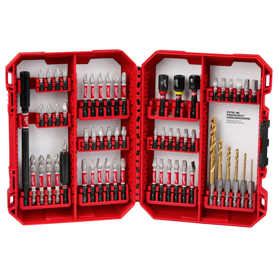 Jeu de perceuse et de visseuse SHOCKWAVE Impact DutyMC - 60PC