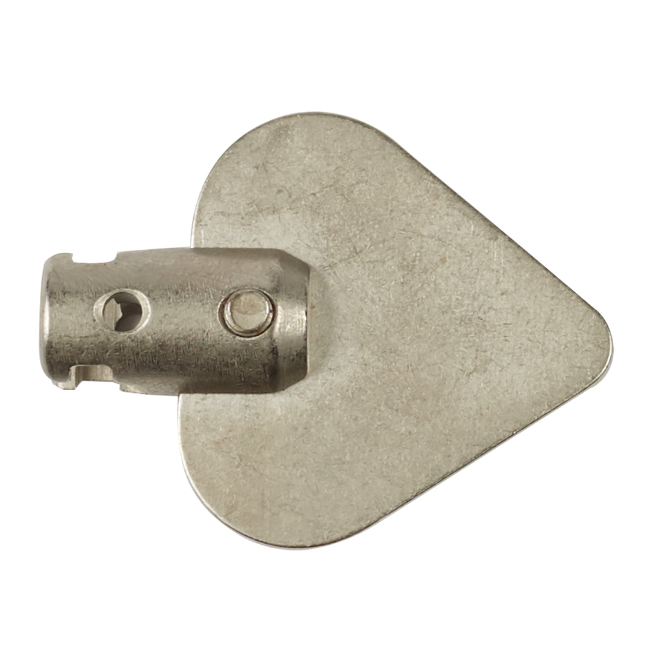 1-1/2" spade bit attachment with rustproof plating