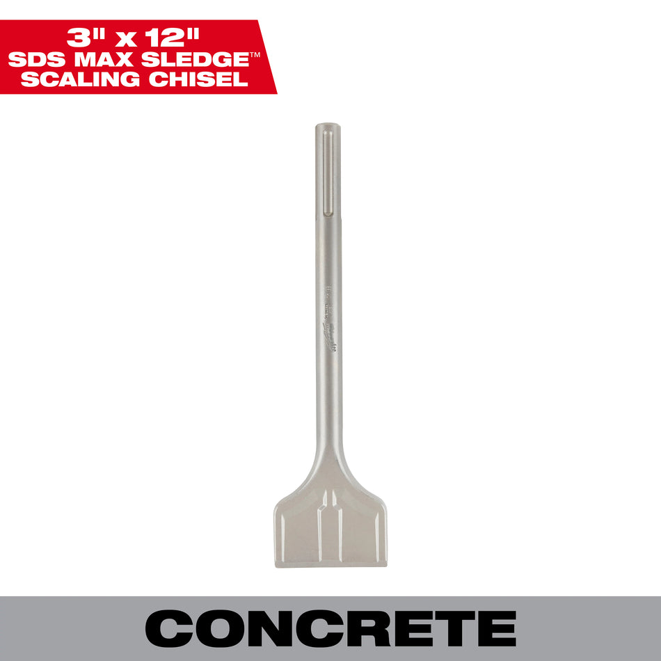 SDS-Max 3 po. x 12 po. Ciseau de démolition