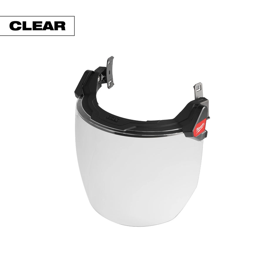 Écran facial complet BOLT™ - Lentille transparente à double couche (compatible avec les casques de sécurité et les casques de protection Milwaukee®)