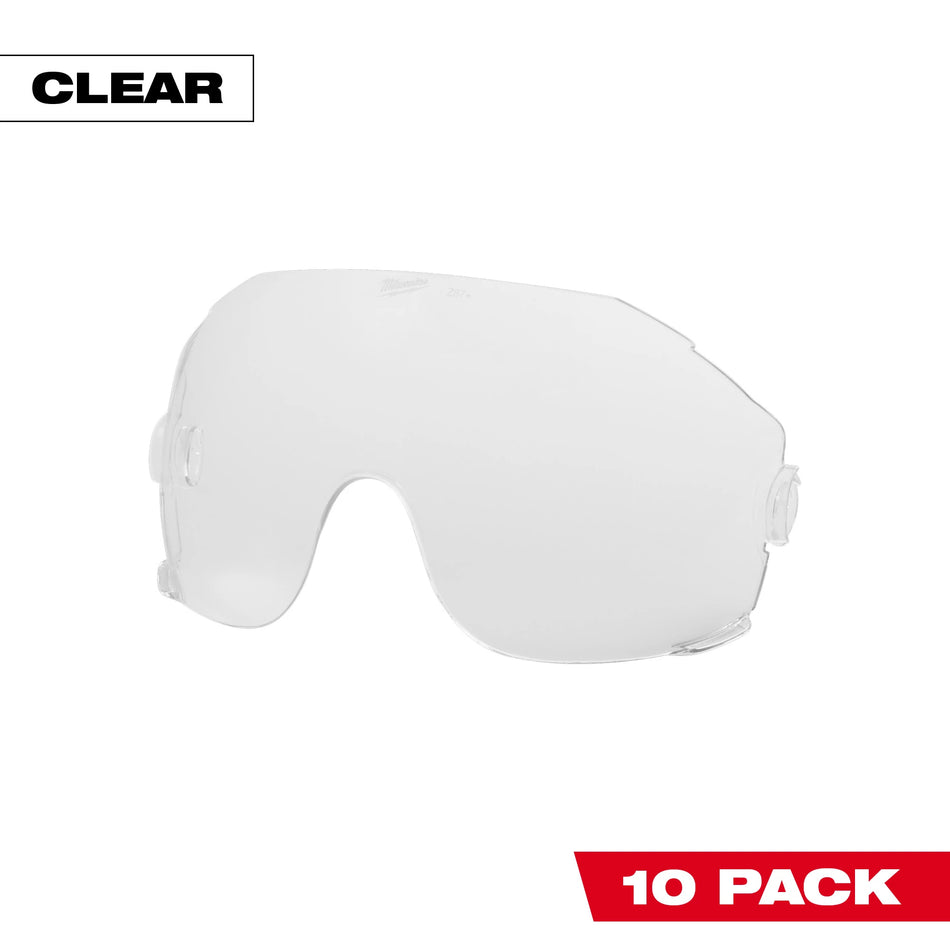 10pk Lentilles de remplacement pour visière oculaire transparente