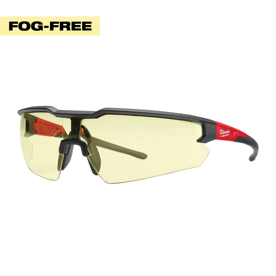 Lunettes de sécurité - Lentilles jaunes antibuée