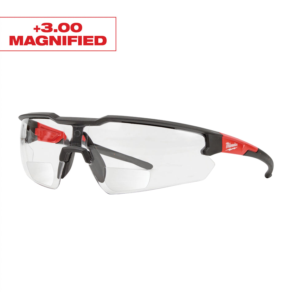 Lunettes de sécurité - +3.00 loupe Lentilles claires anti-rayures
