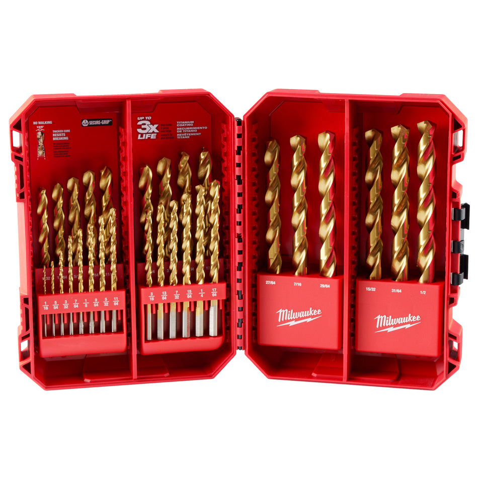 THUNDERBOLT® Titanium Drill Bit Set - 29pc