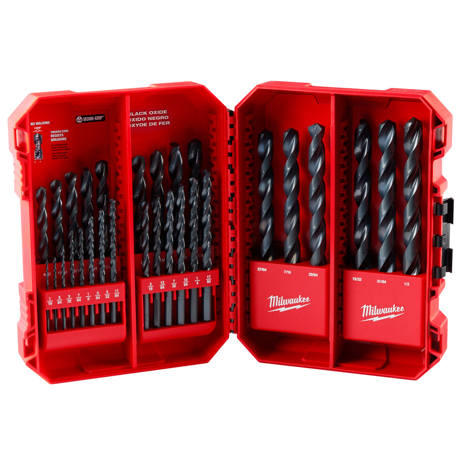 THUNDERBOLT® Black Oxide 29 Piece Drill Bit Set