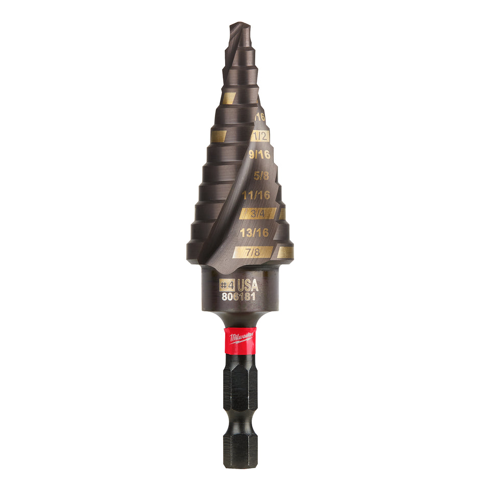 SHOCKWAVE™ Step Bit 3/16" to 7/8"