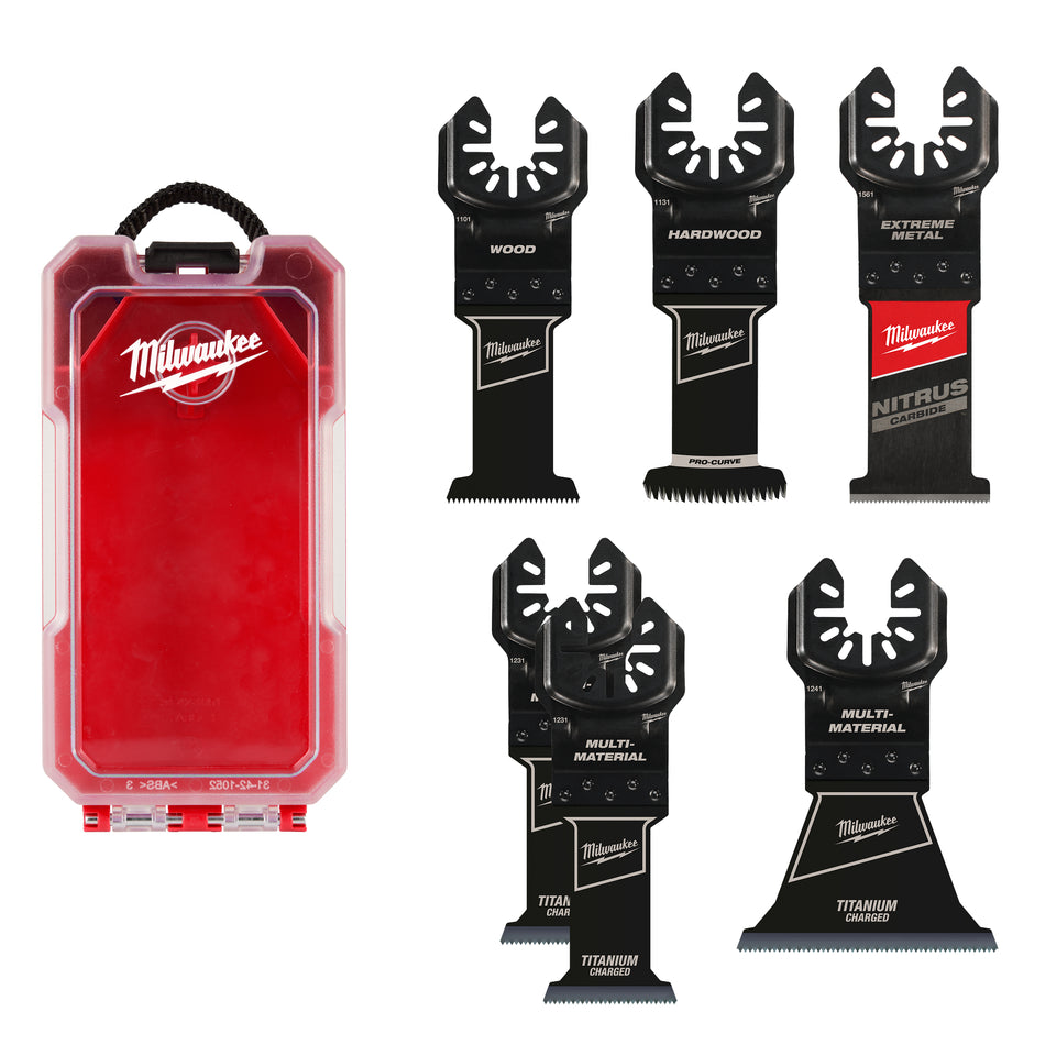 KIT DE 6 LAMES POUR OUTIL POLYVALENT MilwaukeeMD OPEN-LOKMC