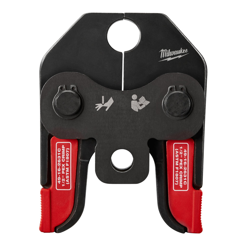 M18 18 Volt Lithium-Ion sans fil 1/2 po. Mâchoire de sertissage PEX 1/2 po pour outil de presse à courte portée M18
