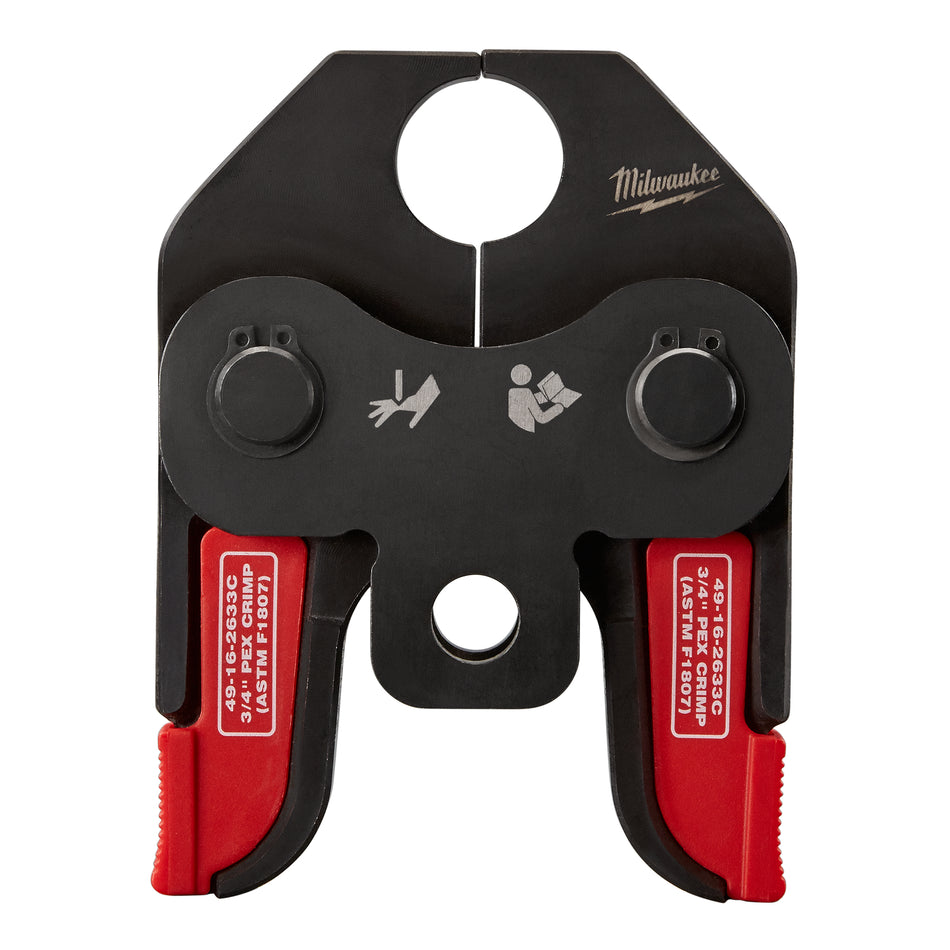 M18 Mâchoire de sertissage PEX 3/4 po. Mâchoire de sertissage PEX pour outil de presse à courte portée M18