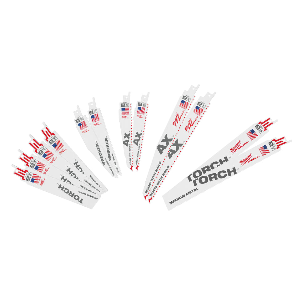 Jeu de lames SAWZALL® 12 pièces