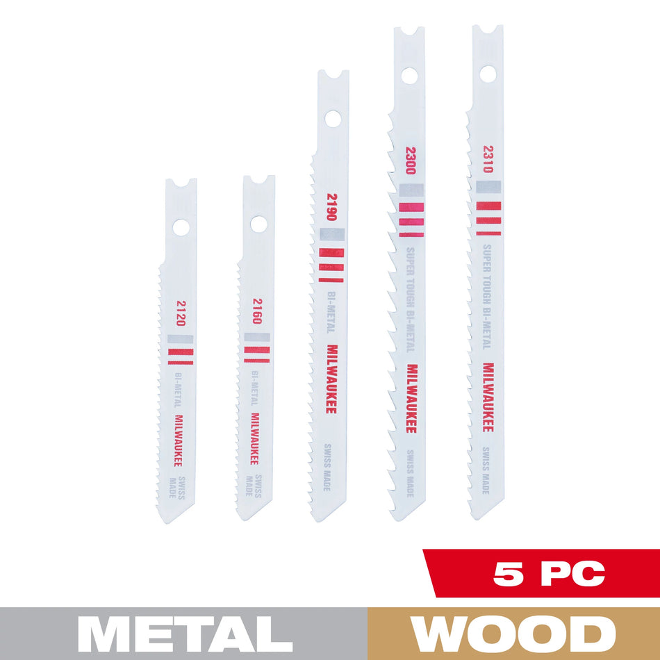 Assortiment de lames de scie sauteuse