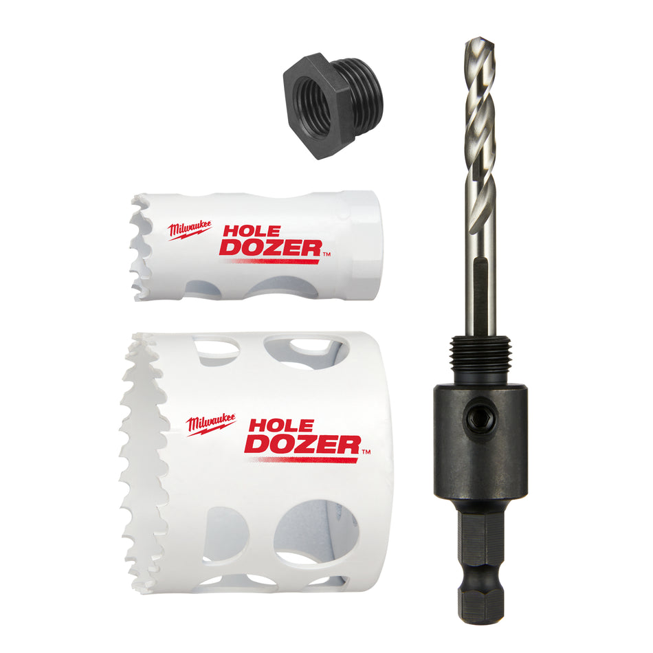 HOLE DOZER™ Kit de scie à trou pour serrure de porte
