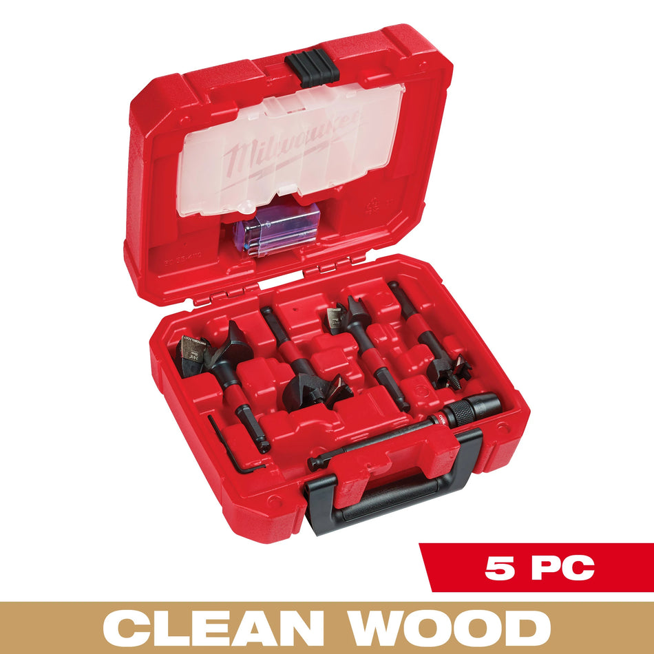 SWITCHBLADE™ Kit d'embouts Selfeed pour plombier 5PC