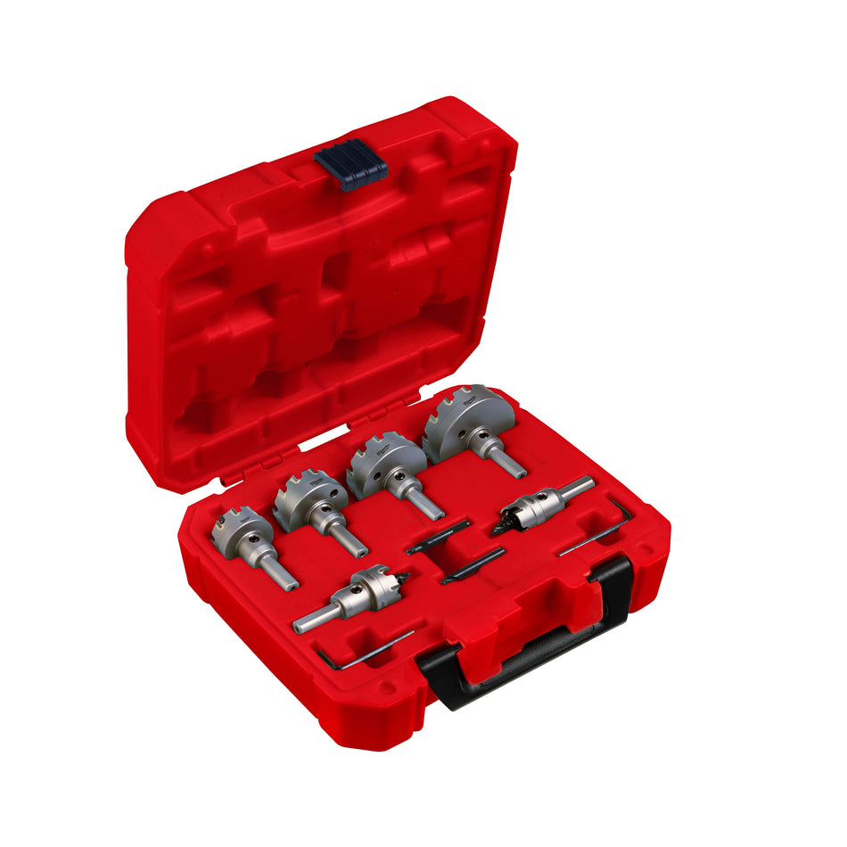 One-piece carbide hole saw set: 8PC