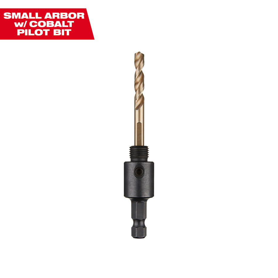 HOLE DOZER™ à dents en carbure de tungstène avec petit arbre et foret-guide en cobalt