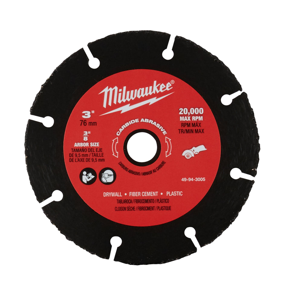 CARBIDE ABRASIVE BLADE, 3 in.