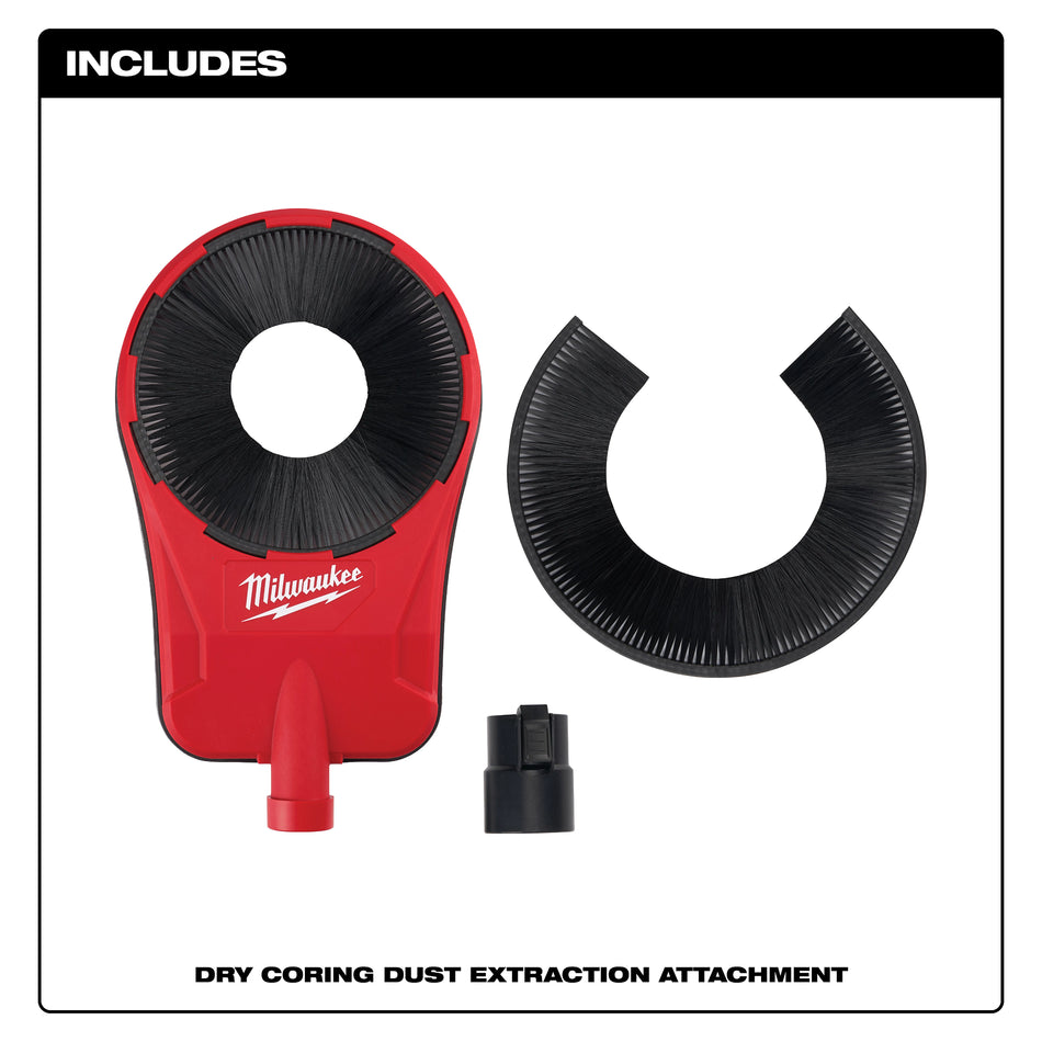 Accessoire de dépoussiérage de carottage à sec