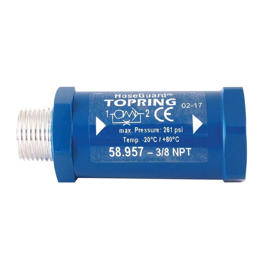 33 SCFM / 3/8 (M) à 3/8 (F) NPT