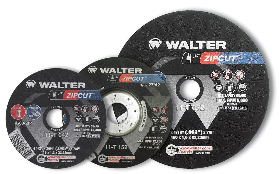 ZIPCUT, CUTTING DISC 6X3/16X7/8'' T1