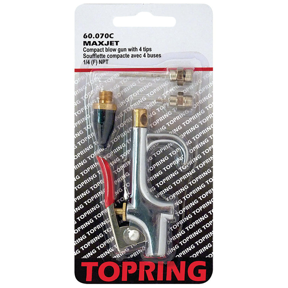 1/4 NPT Blowgun with 4 MAXJET nozzles