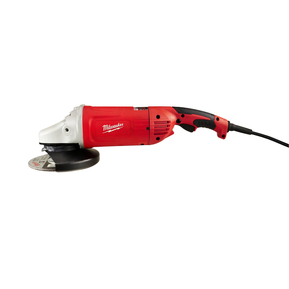 Grande meuleuse d'angle de 17,8 cm (7 po) ou 22,9 cm (9 po) et 15 A avec verrouillage