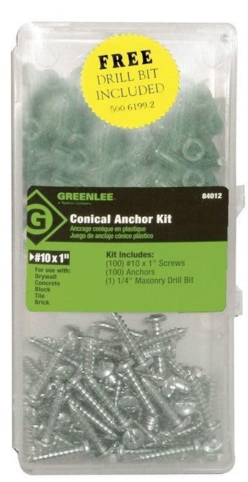 ANCHOR KIT,CONIC(#10X1, 84012)