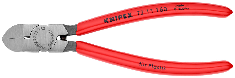Pinces diagonales, plastiques de coupe affleurante, angle de 45 degrés
