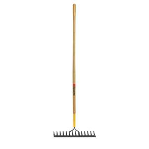Râteau à niveler, double dos, 14 dents, manche 60 po, Garant Pro
