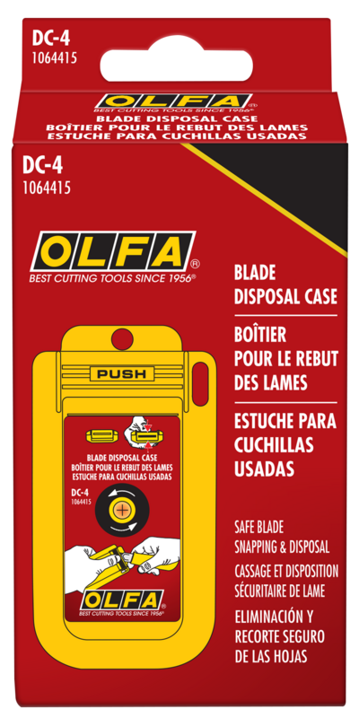 OLFA DC-4 Blade Disposal Can with Mounting Hole