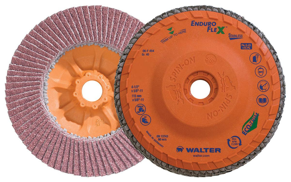 4-1/2GR40 ENDURO-FLEX-INOX, SPIN-ON