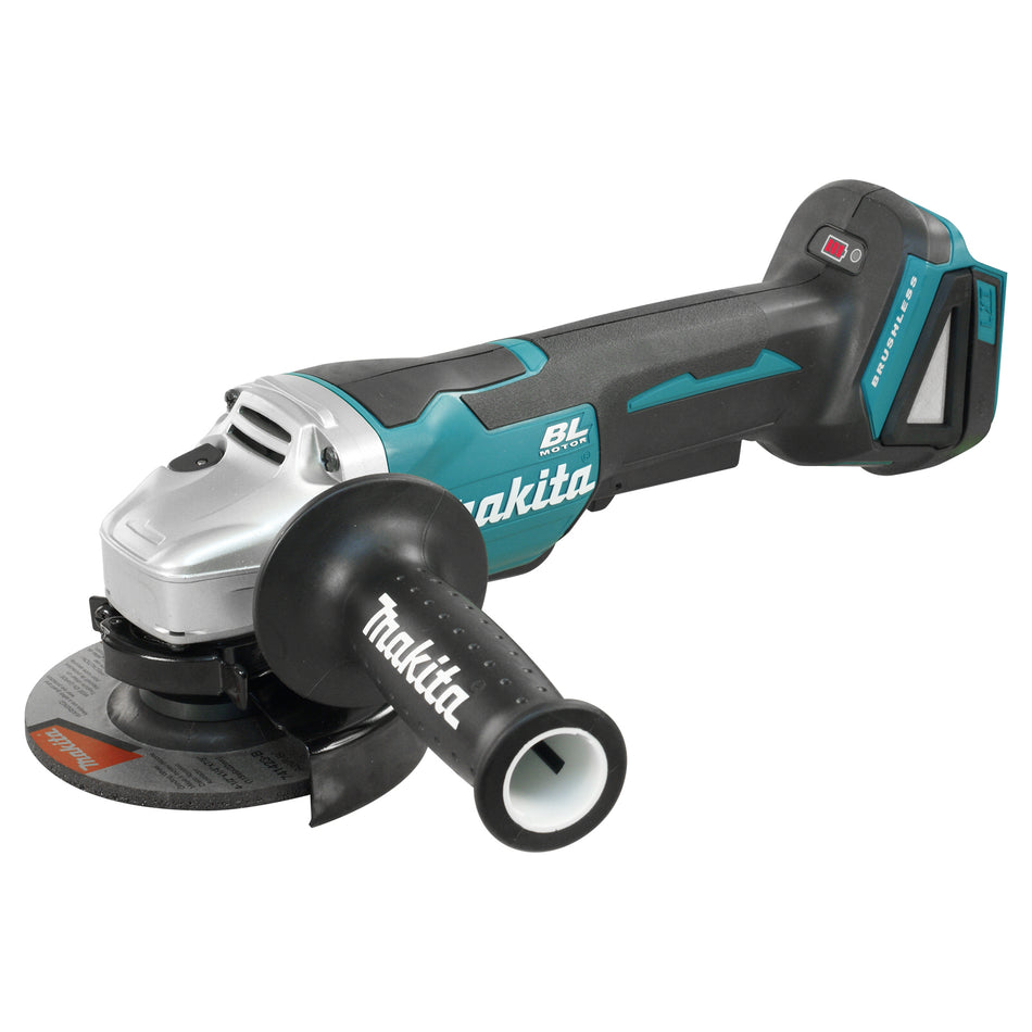 Rectifieuse coudée 4-1/2 po sans balai avec interrupteur à palette 18V LXT, outil seulement