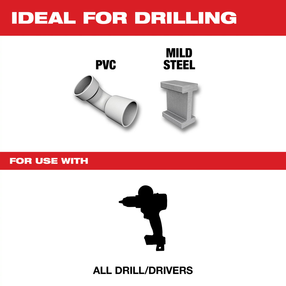 Step Drill #3, 1/4 in. - 3/4 in. x 1/16 in.