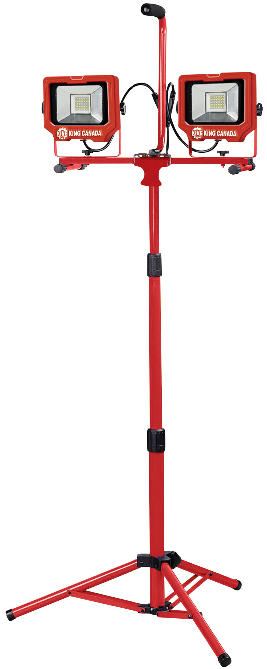 Lampe de travail DEL avec trépied de 6,000 lumens