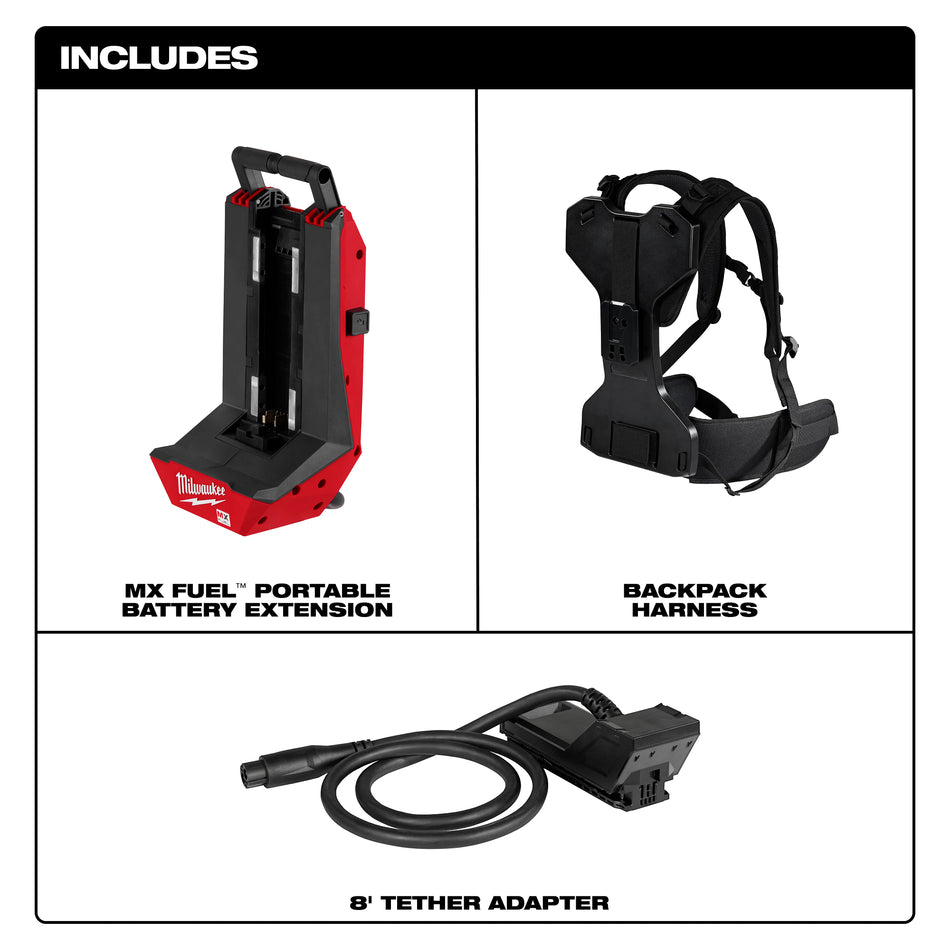 Rallonge pour bloc-pile portatif MX FUELMC