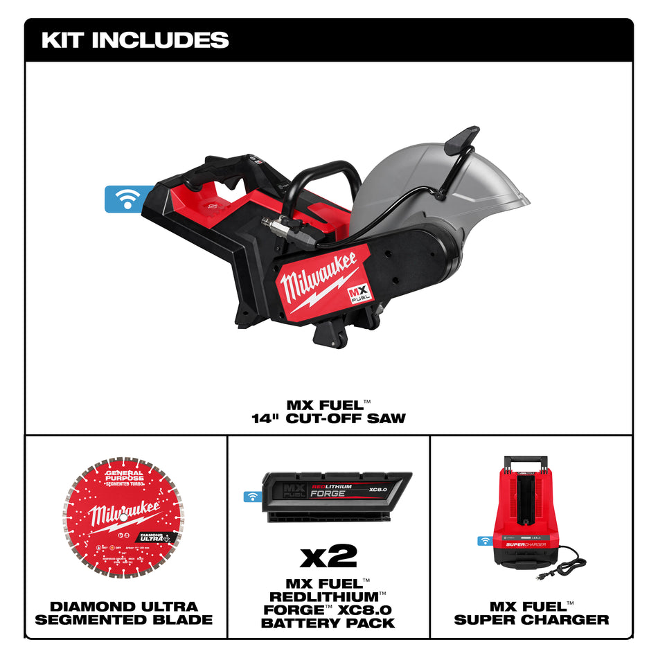 Scie à découper MX FUEL™ 14 po avec kit de freinage RAPIDSTOP™