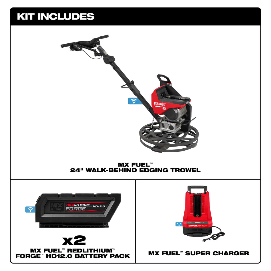 MX FUEL™ 24 po Walk-Behind Edging Trowel Kit (Kit de truelle de bordure à pied)