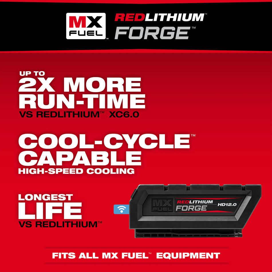 MXFUEL HD12.0 Redlithium FORGE Battery