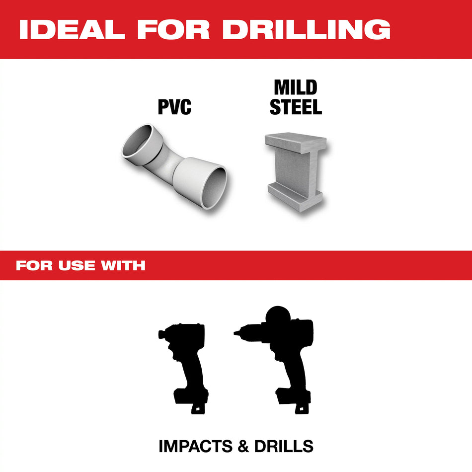 SHOCKWAVE™ Step Bit 3/16" to 7/8"