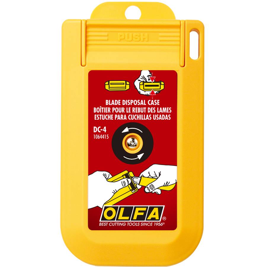 OLFA DC-4 Blade Disposal Can with Mounting Hole
