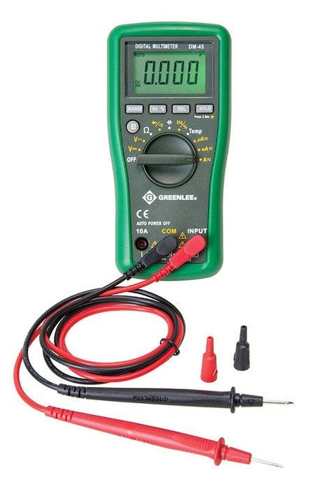 DMM, 600V AC/DC, 10A, CAP,TEMP