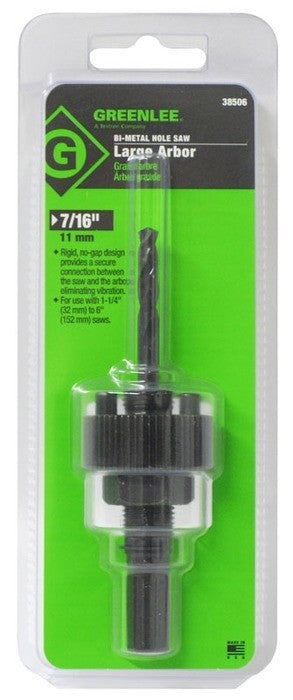 ARBOR,HOLESAW 1/2 SHNK,1 FLAT