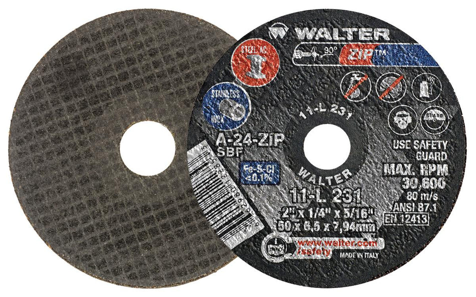 2X1/4X5/16 ZIP GRINDING WHEELS