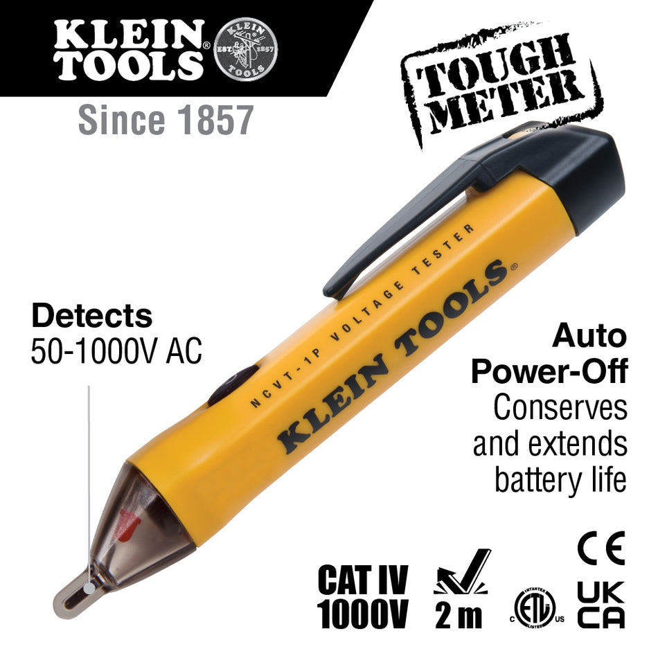Stylo testeur de tension sans contact, 50 à 1000 V c.a.
